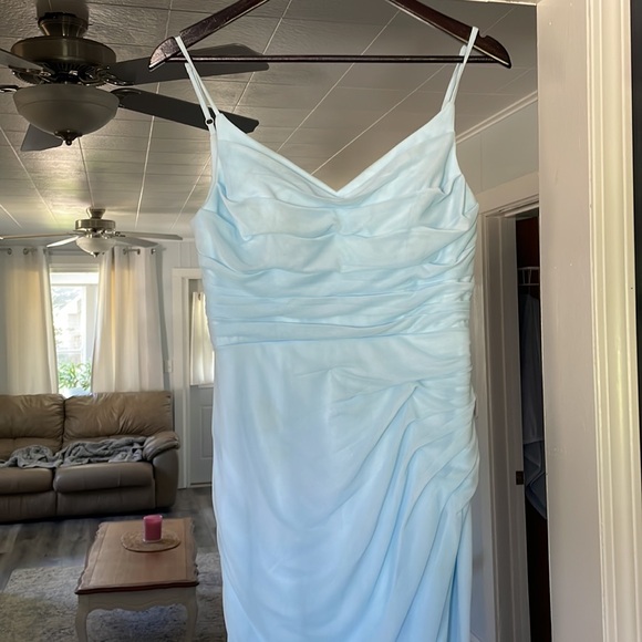 Azazie Sky Blue dress - Picture 2 of 6